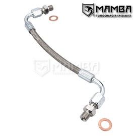 MAMBA 3934396 Vacuum Pump Oil Feed Line Fits 94~02 5.9L 12v/24v Cummins Dodge US