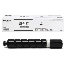 YOUTOP 1PK GPR-57 GPR57 Black Toner Cartridge (0473C003) Replacement for Canon ImageRunner Advance 4525i 4535i 4545i 4551i Printer