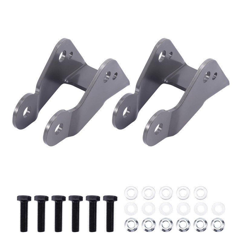 Tuningsworld 3”- 5” Shock Extenders for Chevy Silverado C1500, for