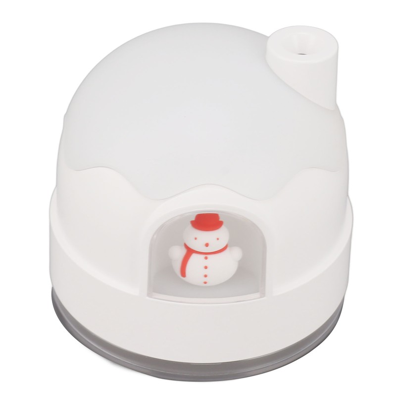 Small Humidifier 350ml Desktop Humidifier Snow House Warm Light USB
