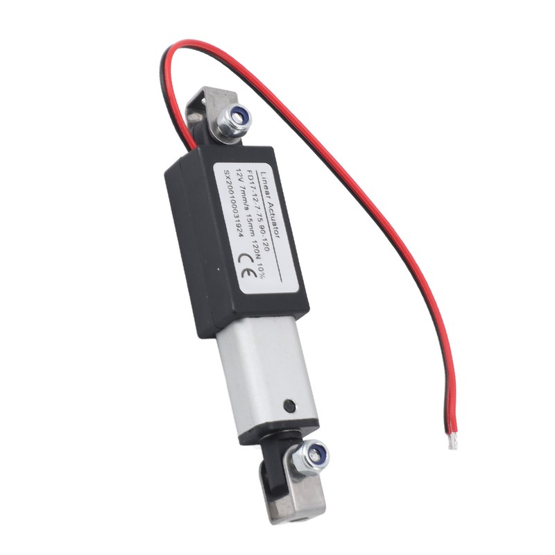 12V Electric Linear Actuator 15mm Stroke 120N Heavy Duty Mini