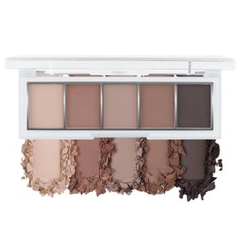 5 Colors Nude Eye Shadow Pallets, Natural Everyday to Eye Makeup Looks, Eyeshadow Palette Makeup, Waterproof Long Lasting Nude Eyeshadow Palette, for Highlighting, Contouring & Concealing, Conceal Dar
