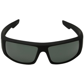 Spy Optic Logan Sunglasses Matte Black with Grey Green Lens