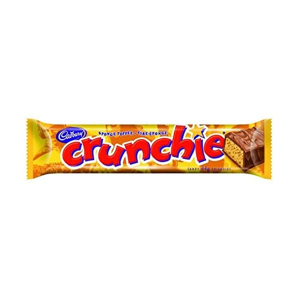 Lot of 12 Cadbury Crunchie Chocolate Bars 44 Grams Each From Canada by Cadbury