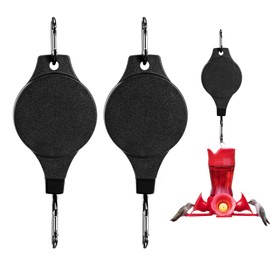 Vodolo Hummingbird Feeders Hanger Retractable,2 Pcs Wild Bird Feeder Accessories,Humming Bird Feeders for Outdoors Hanging Hanger
