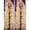 Fayniss 30 Inch 613 Blonde Wig Human Hair 180% Density