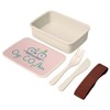 Fabulous Lunch Box Lunchbox mit Besteck, Rosa – 0 g