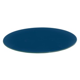 Harbour Housewares Round Glass Chopping Board - 30cm - Hague Blue - 1x Tempered Heat-Resistant Home Kitchen Worktop Saver Hob Cooker Stove Top Surface Protector Cover Cutting Boards