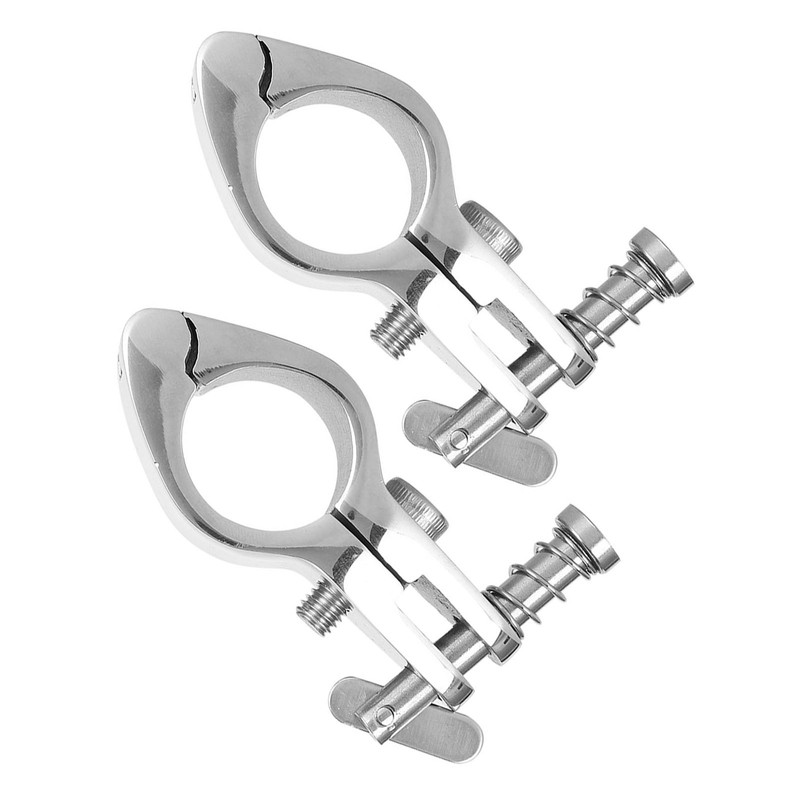 2pcs Steel Boat Hinged Upper Jaw Slide Marine Hardware Fittings