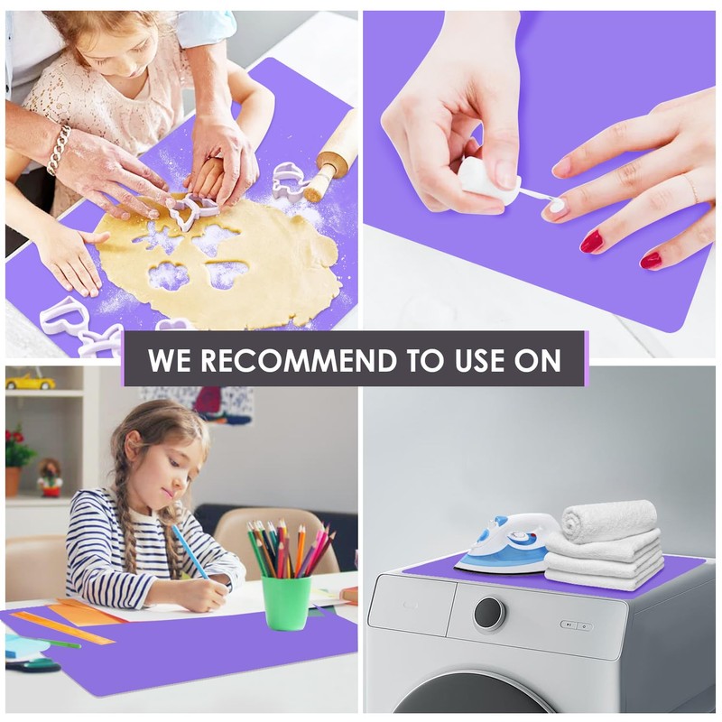 Extra Large Silicone Mats for Kitchen Counter, 27.6'' x 19.7''
