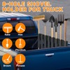 uyoyous Shovel Holder for Truck 8-Hole Shovel Mount Metal Trailer