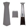 Easy-Going Pyramid Torch Patio Heater Cover with Zipper and Storage
