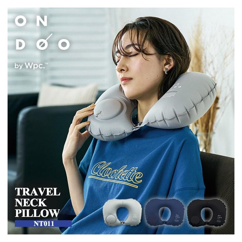 2025 Wpc. NT011-001-230 Travel Neck Pillow, Navy