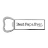 Bar Accessories Best Papa Ever Magnetic Bottle Opener White