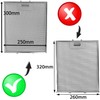 SPARES2GO Metal Mesh Filter for Electrolux Cooker Hood/Kitchen Extractor Fan