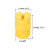 sourcing map Pack of 5 Flat Jet Nozzles PP 65