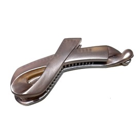 Pita! Stays in Place Banana Clip Cross Ribbon (Smoky Beige)
