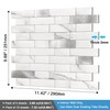 BeNice Kitchen Backsplash Peel and Stick Tile Stickers 3D Brick