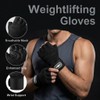 Weight Lifting Gloves with Wrist Support Full Palm Grip Black