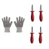 Maine Man Shellfish Kit, Oyster and Clam Knives with Mesh