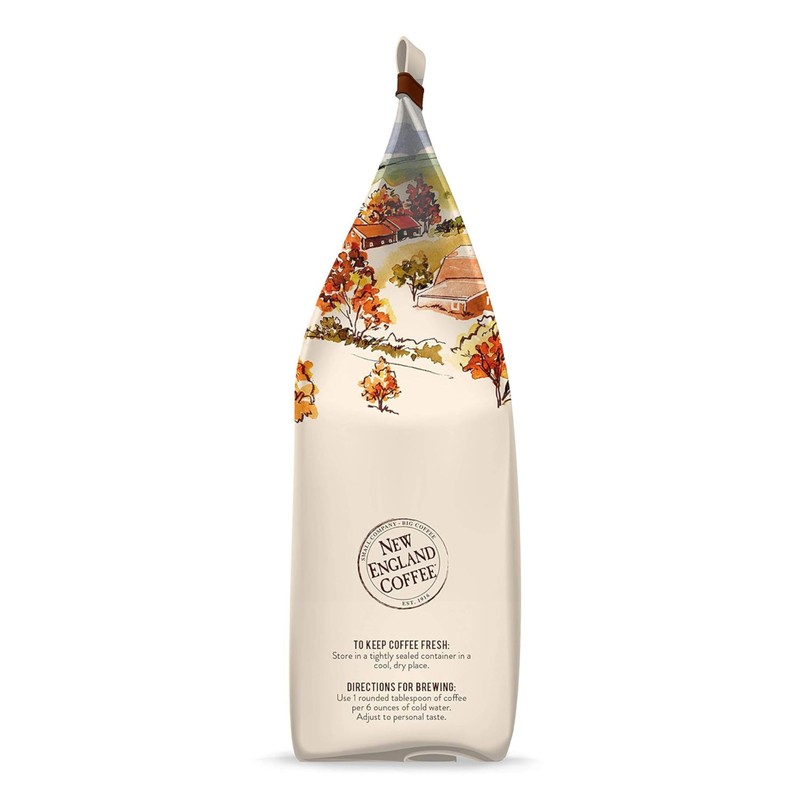New England Coffee Pumpkin Spice Medium Roast Ground Coffee, 11oz