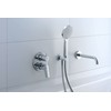 Duravit UV0652015010 Universal Shower Head, Chrome/White, wassersparend (MinusFlow), mit 3