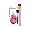 L.A. COLORS Blusher & Deluxe Brush (carded), Mink CBC143