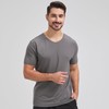 netdraw Men's Ultra Soft V-Neck Bamboo Viscose T-Shirt Comfy Lightweight