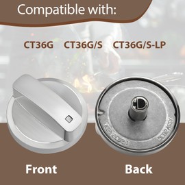 Wolf Compatible Stainless Steel Stove Knobs (5PCS)