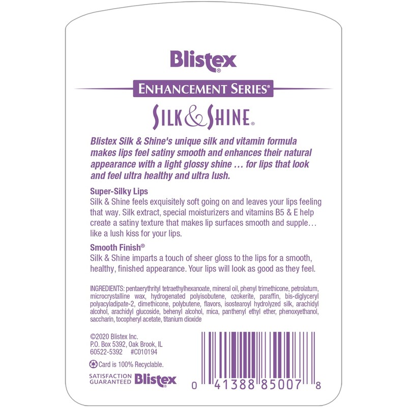 Blistex Silk & Shine Lip Moisturizer – Enhancement Series, Real