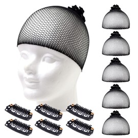 MikoMako Wig Net & Clip Set (Famous Cosplayers) (6 Wig Nets & 6 Clips Set)