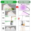 bodkar Wooden Grow Lights for Indoor Plants Full Spectrum, Slim