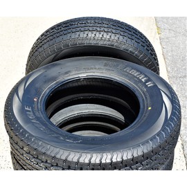 Set of 2 (TWO) Transeagle ST Radial II Premium Trailer Radial Tires-ST225/75R15 225/75/15 225/75-15 117/112L Load Range E LRE 10-Ply BSW Black Side Wall