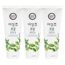Happy Bath 해피바스 어성초 모공 클렌징 폼 200g X 3개 [해피바스 티트리 아크네 클렌징 폼 150g X] Happy Bath Tea Tree Pore Cleansing Foam 200g X 3 [Happy Bath Tea Tree Acne Cleansing Foam 150g X]