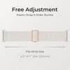 6 Pack 20mm Stretchy Watch Bands Compatible with Garmin Vivoactive
