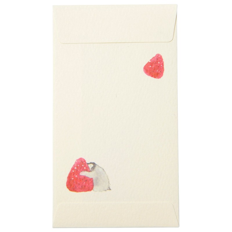Arisaka Senzando Pochi Bags, Pack of 3, Includes Stickers (Penguin