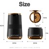 DUBSTAR Pill Crusher, Adjustable Fineness Pill Crusher Fine Powder, Ceramic