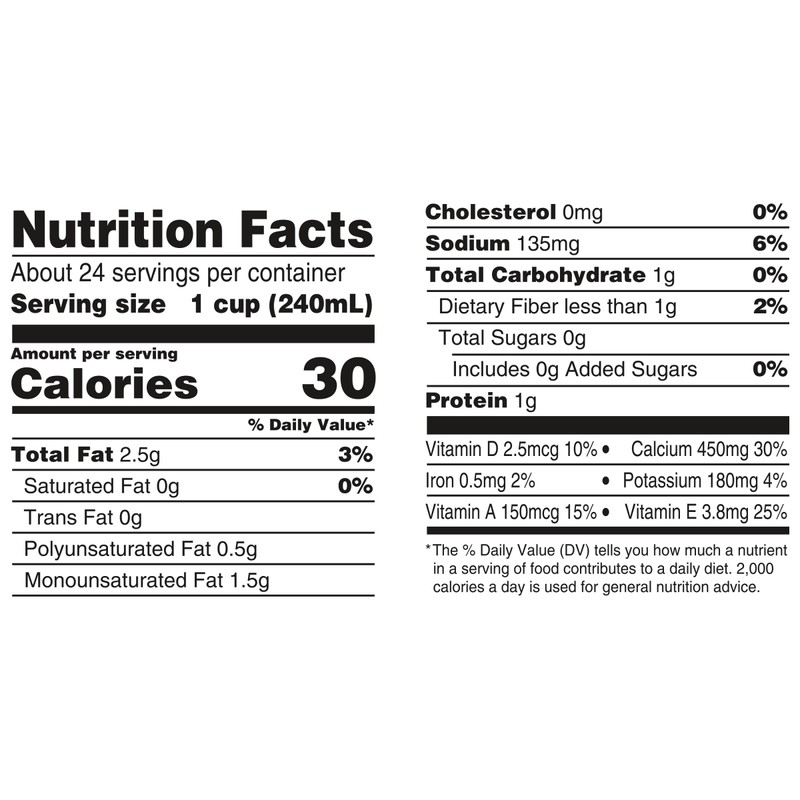 Silk Shelf-Stable Almond Milk, Unsweetened, Dairy-Free, Vegan, Non-GMO Project Verified,