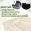 S-noilite Human Hair Tape In Hair Extensions Bleach White Tape