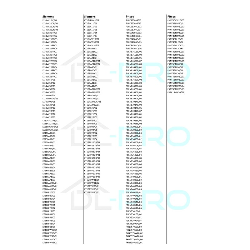 DL-pro Egg Insert 200 x 97 mm for Bosch Siemens