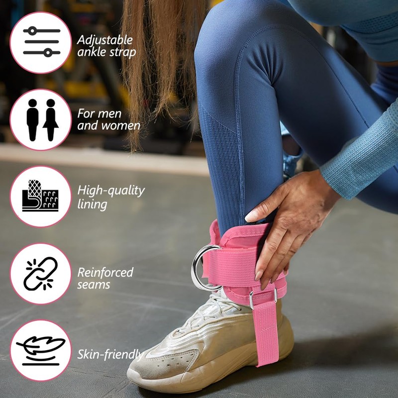 flintronic Foot Loops, Cable Pull with Fixed Rope, Foot Cuffs