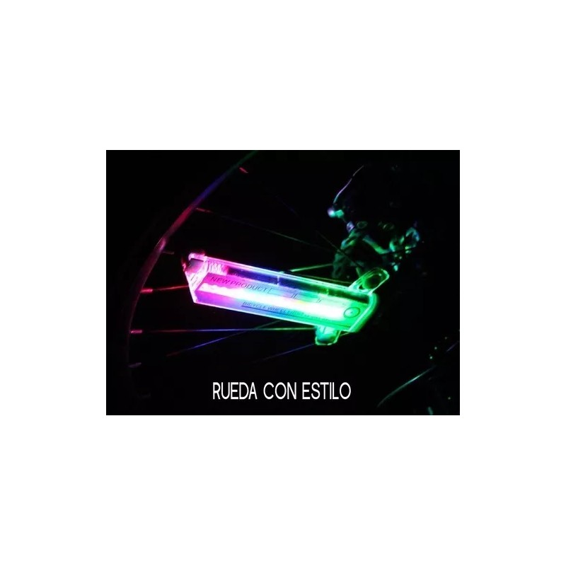 Sayax Luces Para Llantas De Bicicleta 1 Pza. Rayos Ruedas