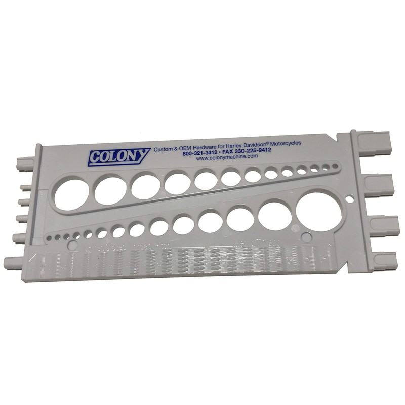 Colony Colony Bolt Screw, Complete Pitch Gauge, Inch Millimeter, Measuring
