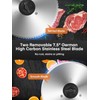 FOHERE Electric Meat Slicer 200W Deli Slicer for Home with