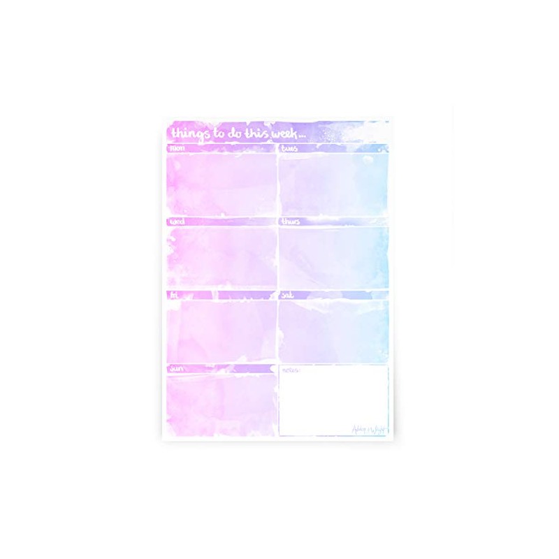 Ashton and Wright - Weekly To Do Planner - A4
