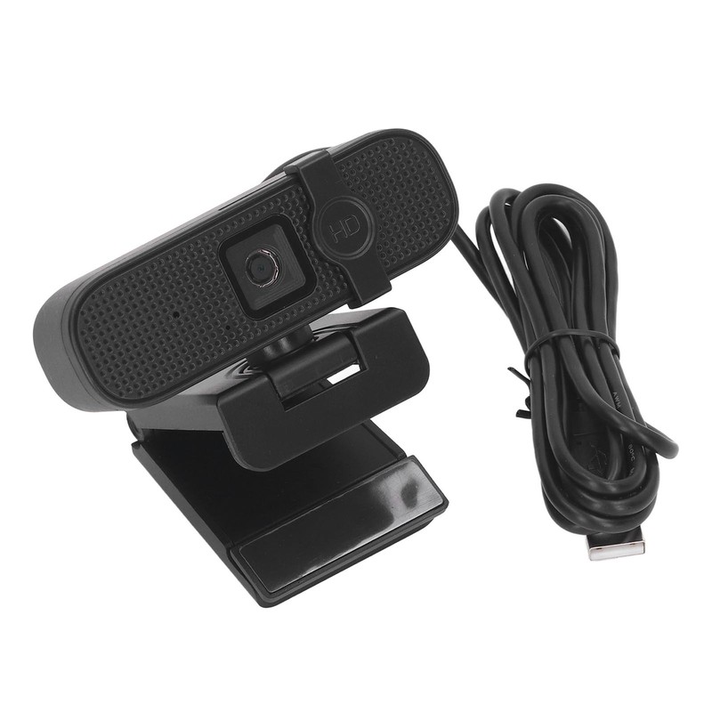 PC Webcam 2K UHD with Microphone Wide Angle USB Plug