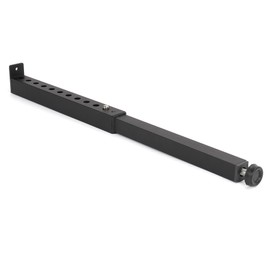 Wintcomfort Adjustable Window Security Bar, Heavy Duty Sliding Window Security Lock for Window Safety, Patio Door, Apartment Vertical and Horizontal Window Safety Bar Extends Form 10" to 18" (Black)