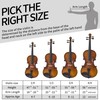 FDT&ENJOY Violin for Beginners Adults,3/4 Violin Full Size Acoustic Violins,