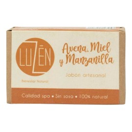 Luzen Jabón Artesanal Luzén, Avena, Miel Y Manzanilla 125g 1 Pza.