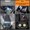 TIEZFUL Center Console Organizer Combo Compatible with Toyota Tacoma 2024